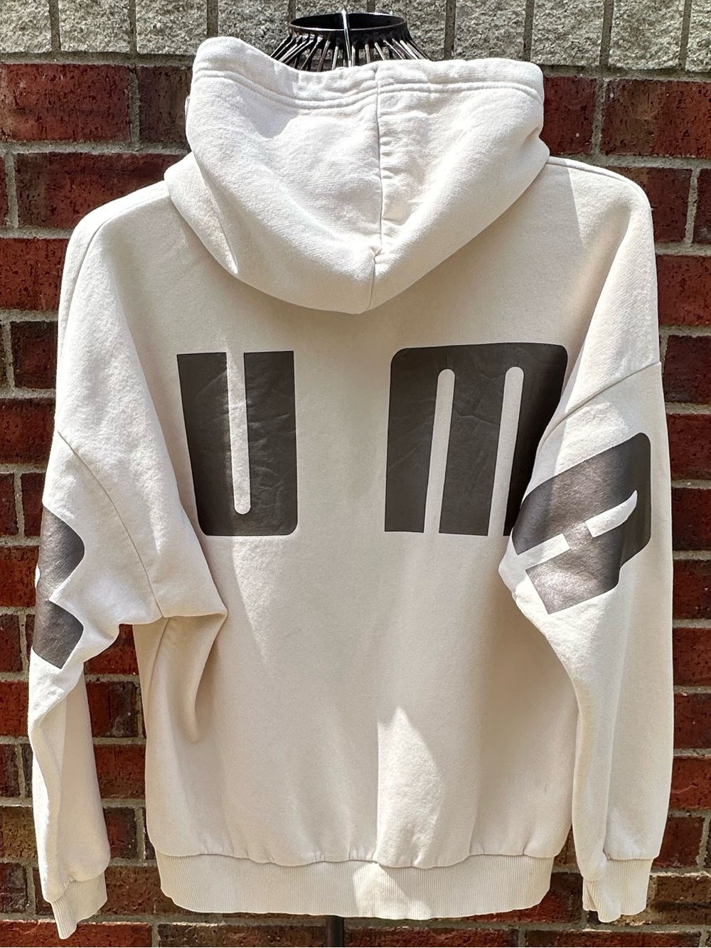 Puma Hoodie Oversize Graphic Pullover Sweatshirt Athleisure Athletic Sporty